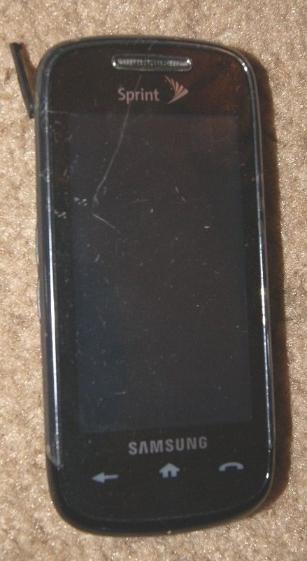 READ BEFORE YOU BUY Samsung SPH M810 Fair Used Twigby Cell Phone Color Camera