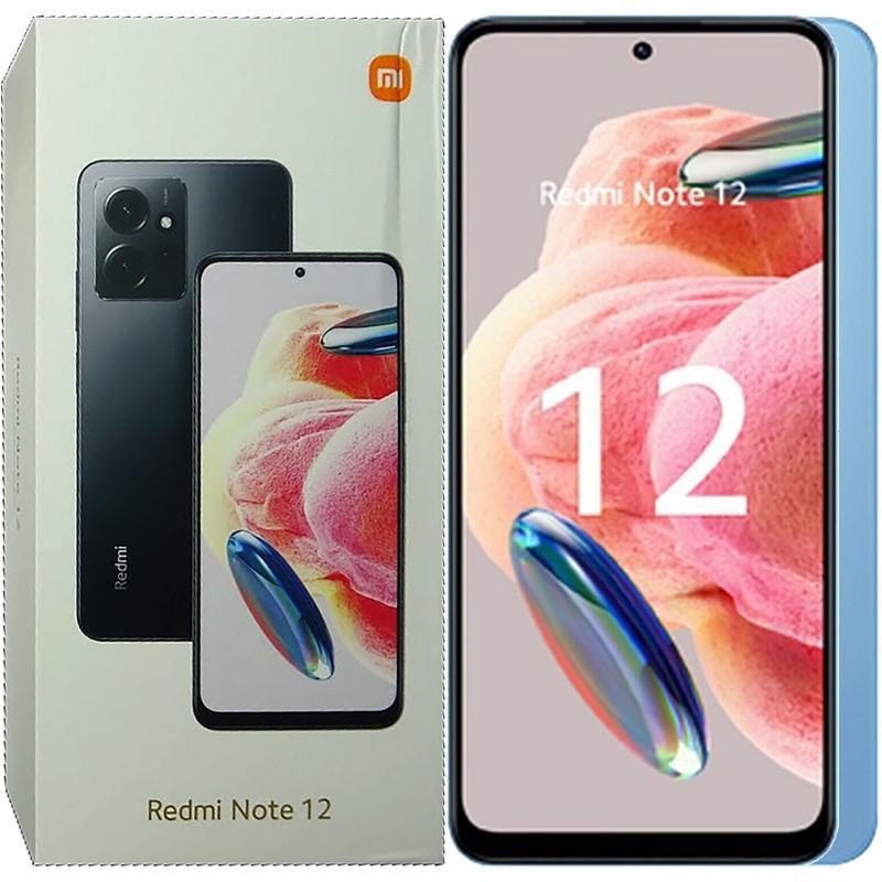 Xiaomi Redmi Note 12 4G Ice Blue 64GB + 4GB Dual-SIM Factory Unlocked GSM NEW
