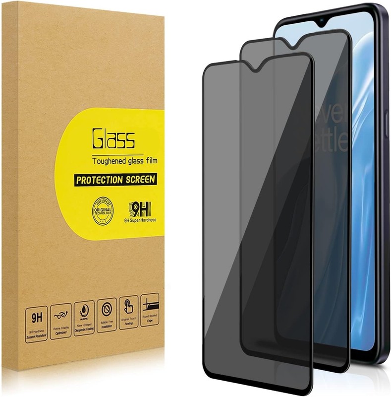 2PCS Privacy Screen Protector for Oneplus Nord N300 5G Anti-Spy Tempered Glass