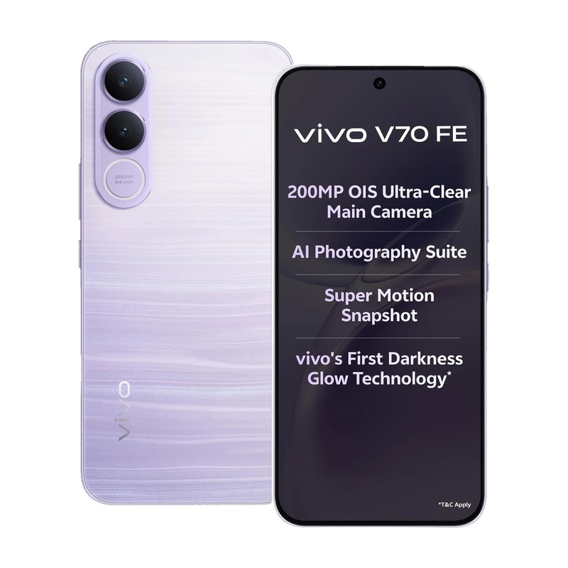 vivo V70 FE Factory Unlocked Dual SIM 12GB RAM 7000 mAh Battery Global Version