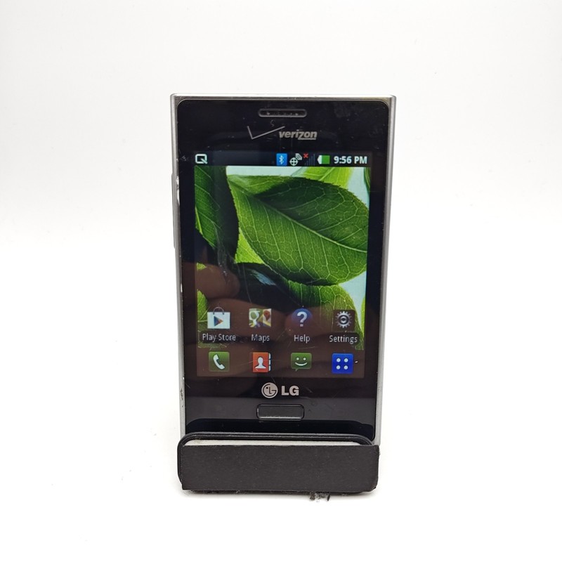 LG Optimus Zone VS410 (Verizon Prepaid) - 2GB Black - DAMAGED #2954