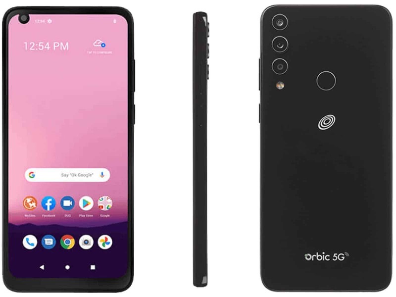 Orbic Orbic Magic 5G R678EL Tracfone Unlocked 64GB Black Very Good