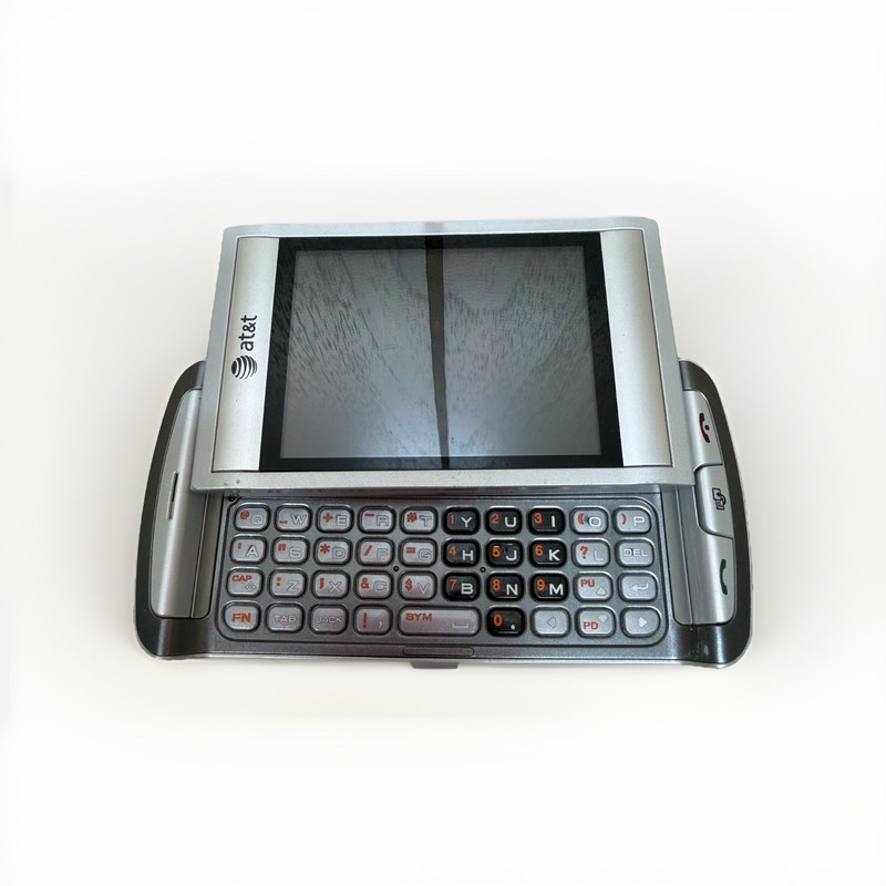 UTStarcom Quickfire GTX75 Silver and Gray AT&T Rare Slide Phone As Is Untested