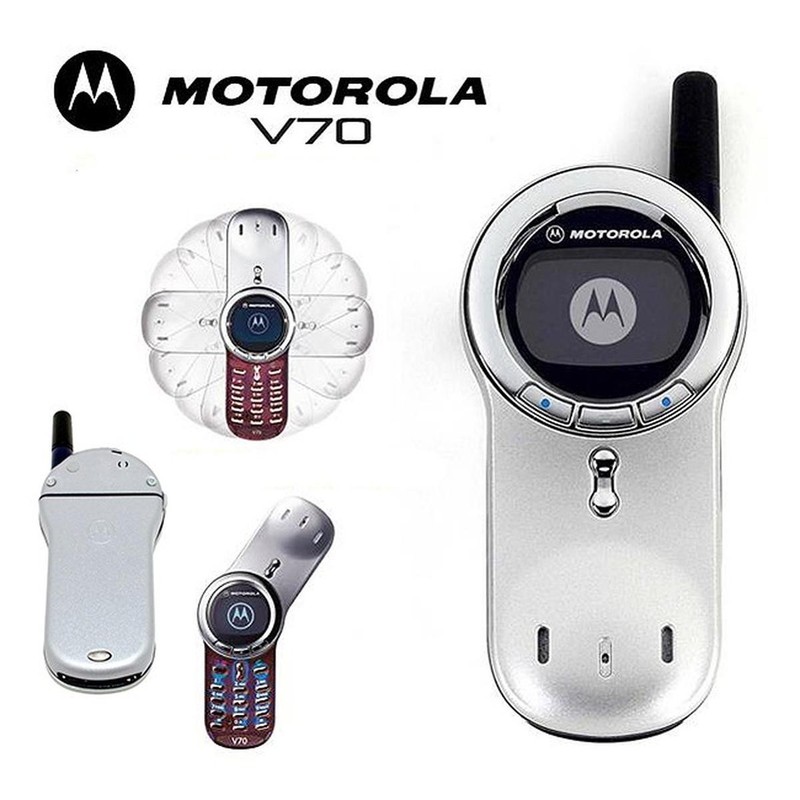 Motorola V70 GSM Red Monochrome Dual Band Mobile Phone