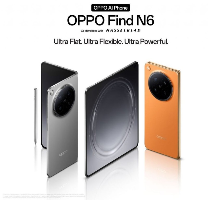 Oppo Find N6 5G 8.12" 16/512GB 200MP GLOBAL VERSION with AI Pen Bundle By FedEx gallery