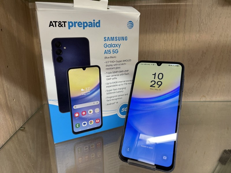 AT&T Samsung Galaxy A15 5G 64GB Prepaid Smartphone 6.5