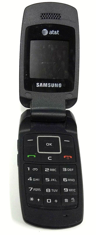 Samsung SGH-A137 - Navy Blue and Black ( AT&T ) Small Cellular Flip Phone gallery