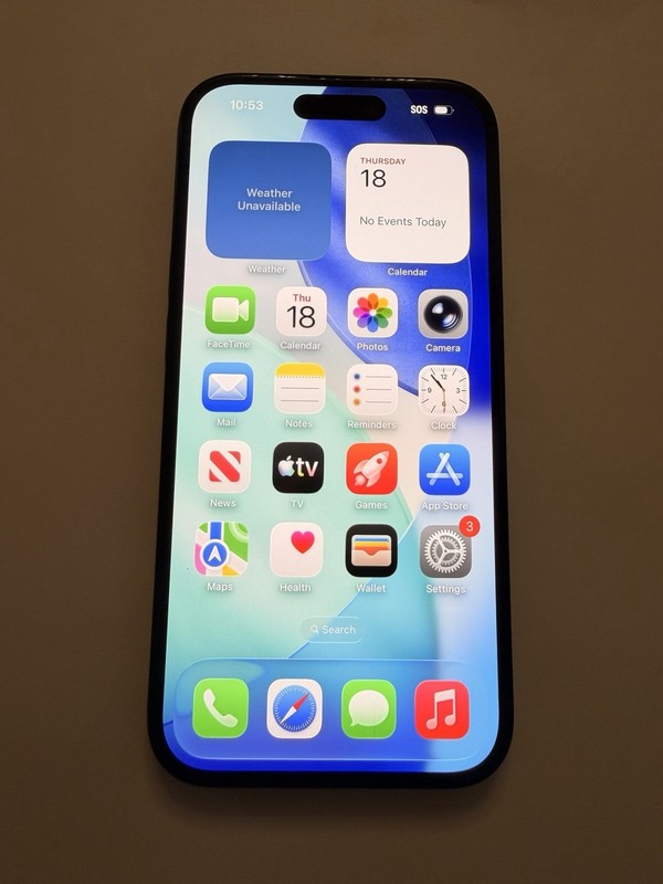 Apple iPhone 15 – 256 GB – Black (Unlocked) Good – A2846