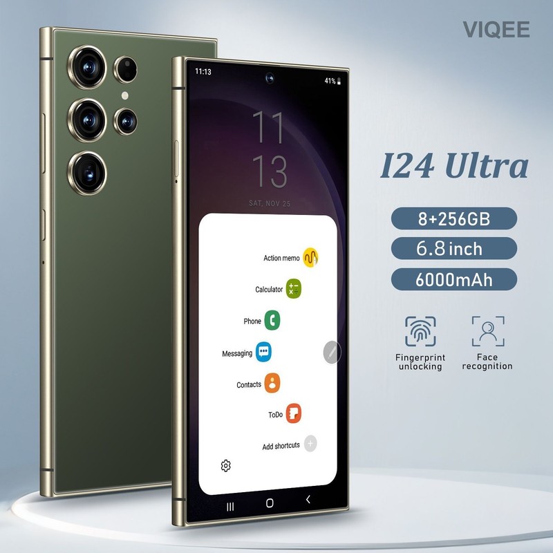I24 Ultra Android 13 Smartphone - 6.8"HD Display 6000mAh Battery 8GB+256GB gallery