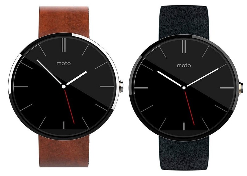 Motorola Moto 360 1st Generation Smart Watch 42mm Unlocked Leather Band