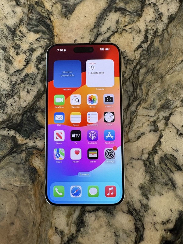 Apple iPhone 15 Pro Max - 256 GB - White Titanium (AT&T) - Original Box gallery