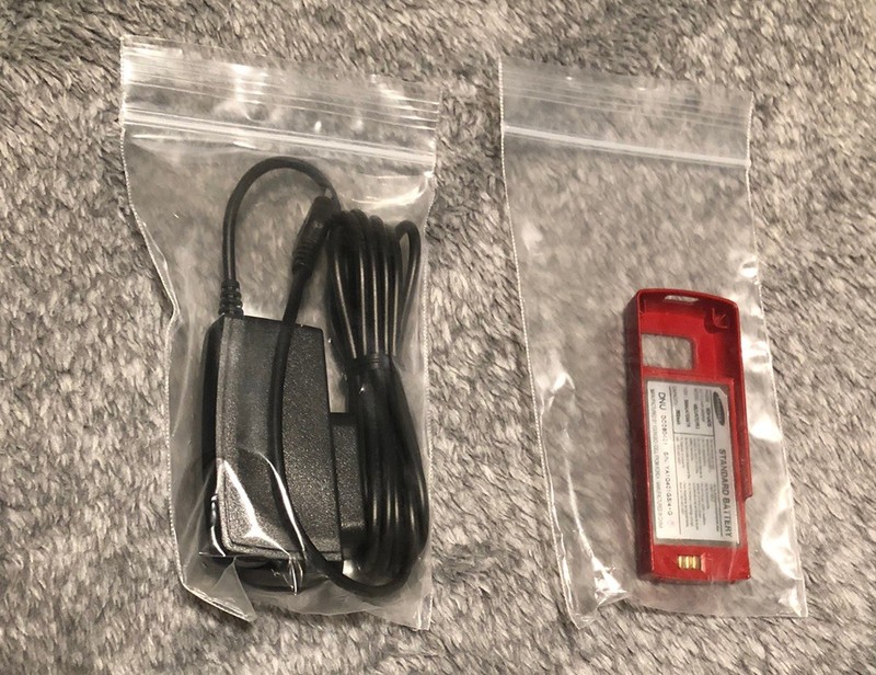 Samsung Juke U470 - Red and Silver (Verizon) RARE Swivel Phone Asurion W/ BOX gallery