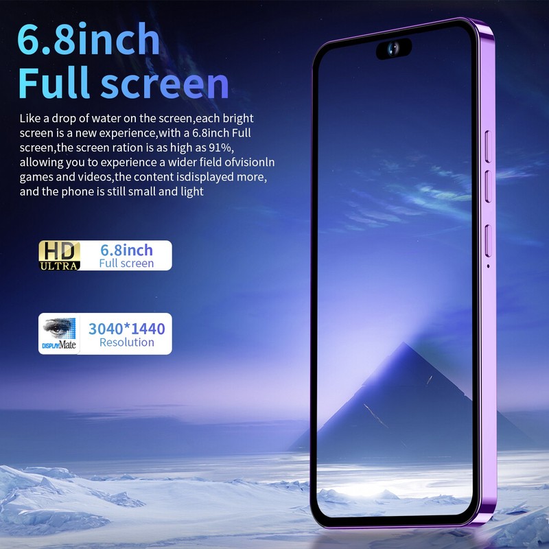 Unlocked G16 Pro Max 128GB 5G Cell Phone Smartphone Android 13 Cheap Phone gallery