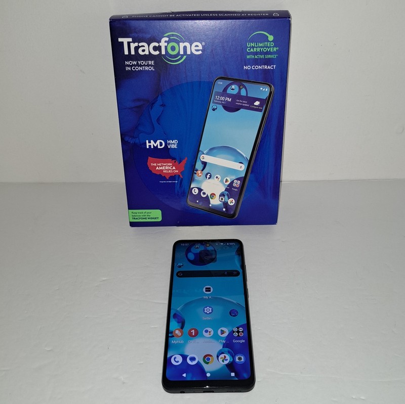 Lot of 3 Tracfone Smartphones (BLU View 5, TCL K24, HMD VIBE) gallery