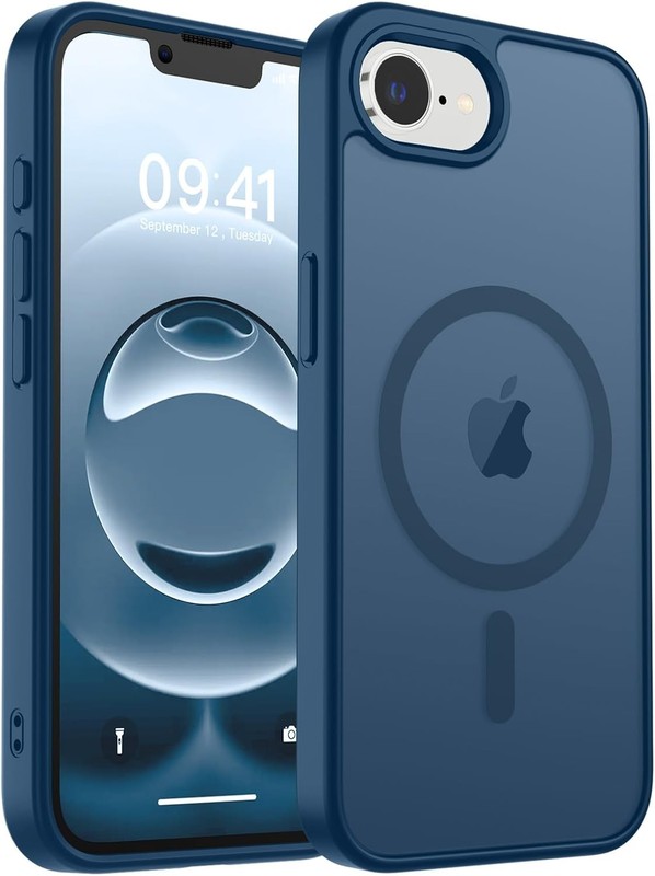 Magnetic for iPhone 17e Case & iPhone 16e Case, Translucent Matte Shockproof Cov