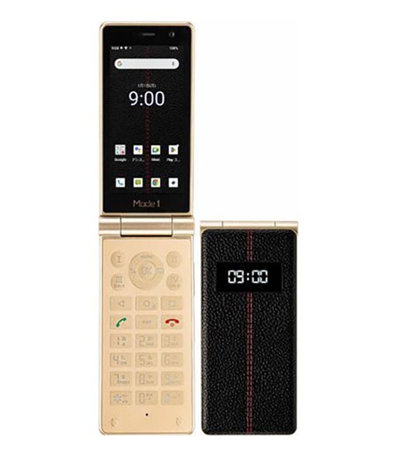 FREETEL MODE 1 RETRO II 2 MD-06P Black Android Flip Phone From Japan