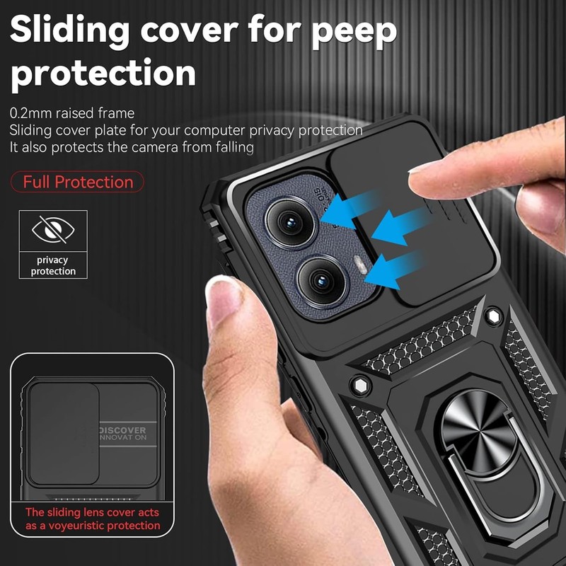 Motorola Edge 2024 Case with Screen Protector: Military Grade 20ft Drop Tested gallery
