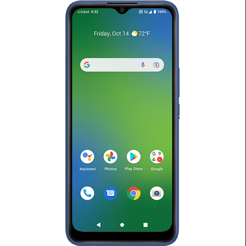 NEW Cricket Innovate E 5G (SN304AE) 64GB Blue Touchscreen Smartphone Cell Phone