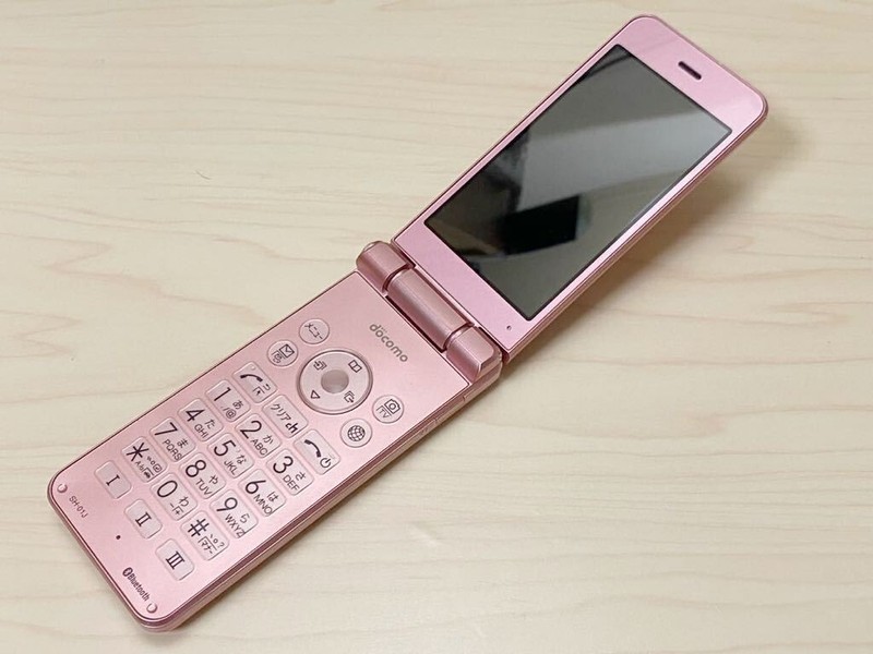 SHARP AQUOS SH-01J Pink FLIP PHONE 4G Japan Limited Edition Rare