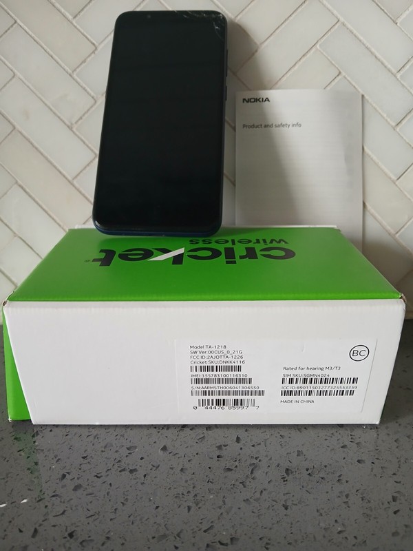 Nokia C2 Tava Mobile cell phone used with box and instructions gallery