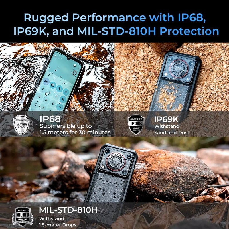New Global Version Oukitel WP36 Pro Rugged Phone 24GB+256GB 10600mAh 6.52 inch gallery