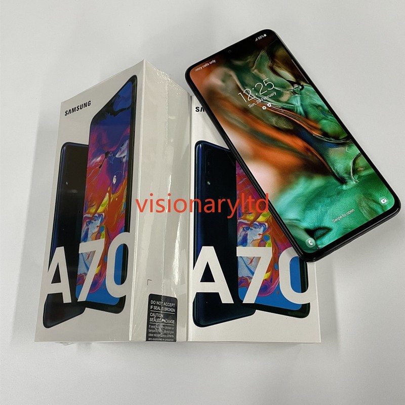 Samsung Galaxy A70 SM-A705FN/DS Dual SIM 128GB Unlocked Smartphone- New Unopened