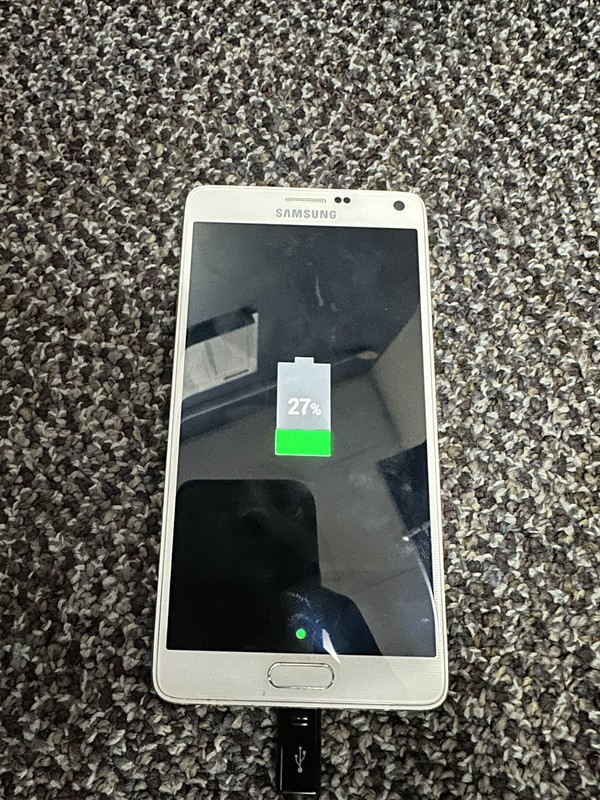 Samsung Galaxy Note 4 SM-N910A – 32 GB – Frost White AT&T / GSM unlocked