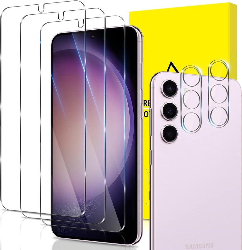 5in1,for Samsung Galaxy S23 Plus Protective Film, Tempered Glass for Camera Lens