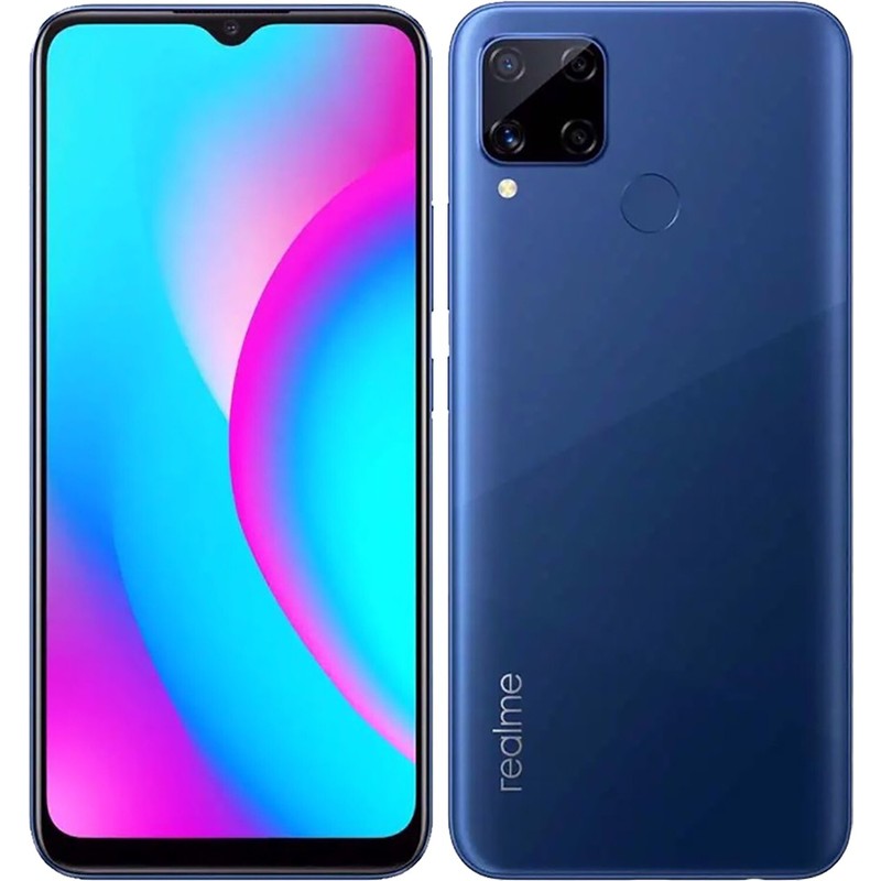 Realme C15 4G Marine Blue 64GB + 4GB Dual-SIM Factory Unlocked GSM NEW