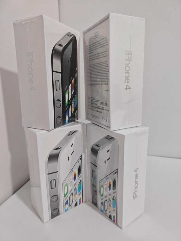Apple iPhone 4 Unlocked White Black 8/ 16/ 32GB iOS 7 iOS 5 Camera Good working gallery