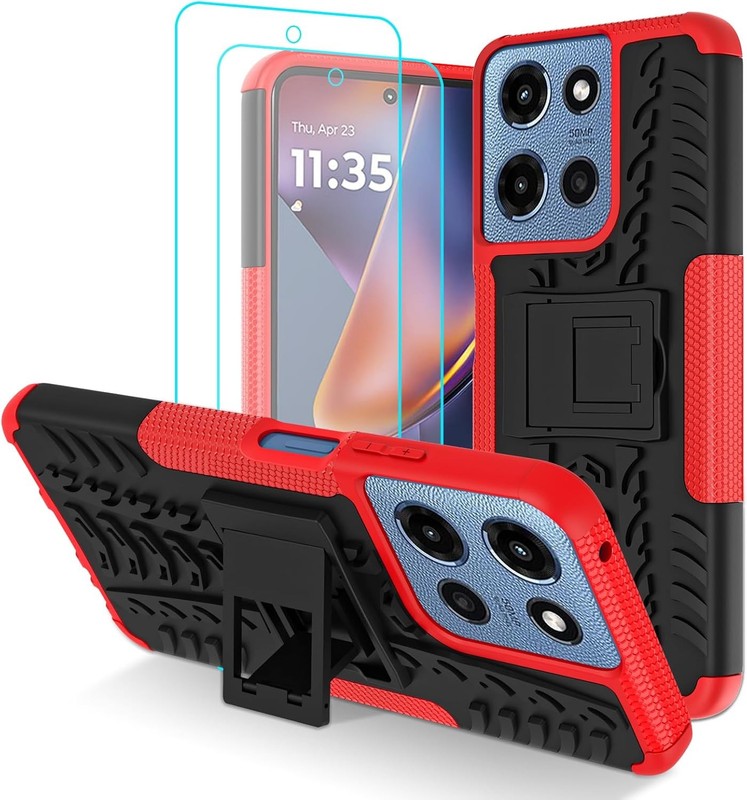 Motorola Moto G Play 2026 Case with 2 Pack Screen Protector, Heavy Duty Bumper
