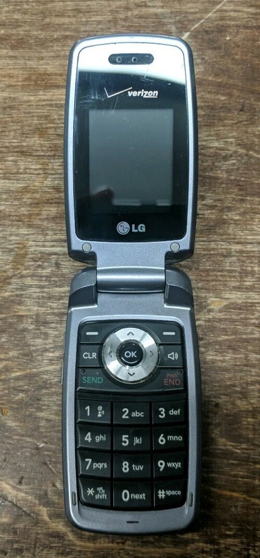 UNTESTED AS IS LG VX5400 Verizon Wireless Gray Flip Cell Phone gallery