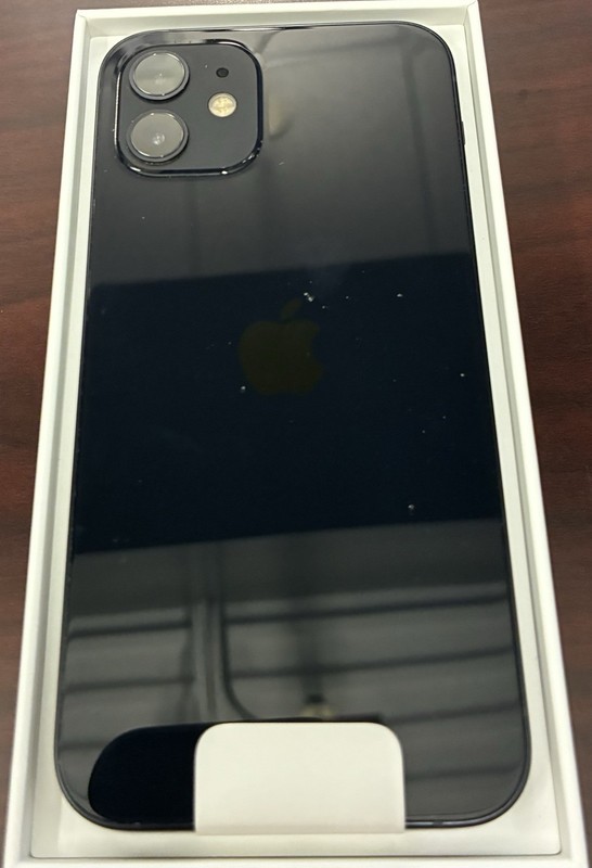 Apple iPhone 12 64GB Black 6.1in 12MP Open Box gallery