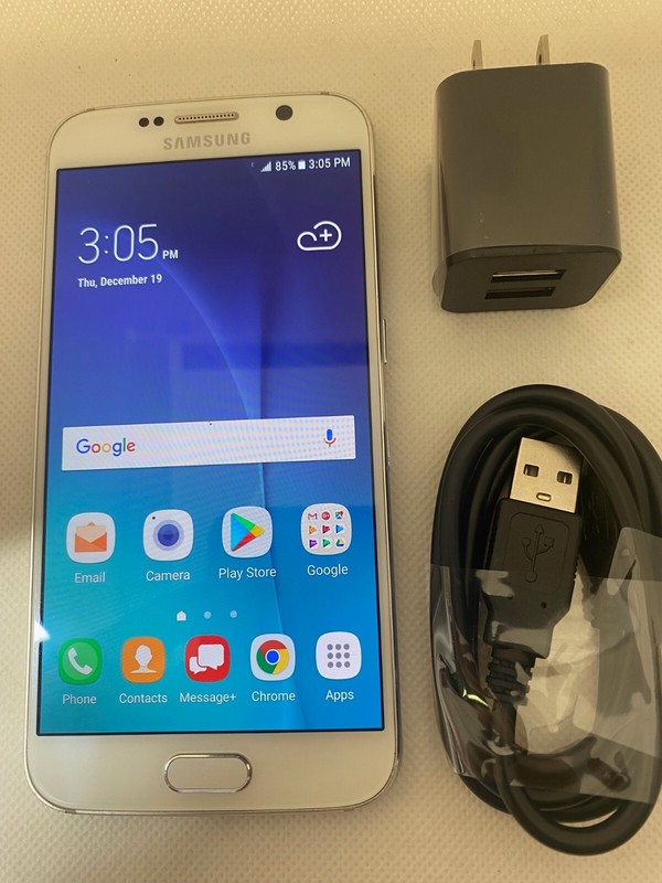 Samsung Galaxy S6 Verizon/GSM unlocked SM-G920V 32GB Smartphone - USED White