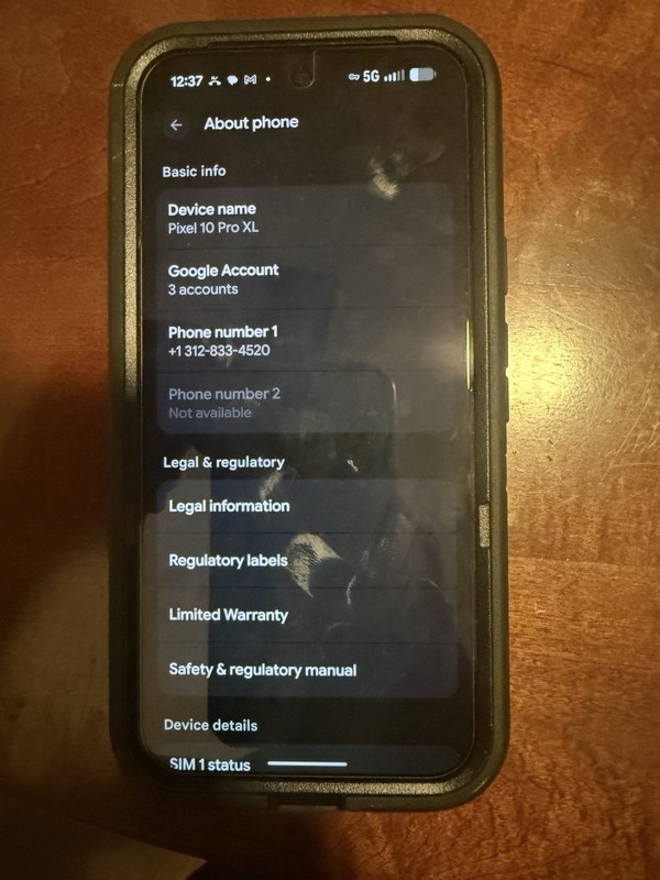 Google Pixel 10 Xl Pro Verizon Locked One Week Old W/ Otterbox & Tempered Glass gallery