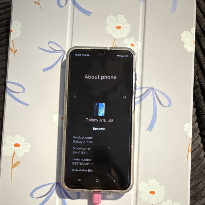 Samsung Galaxy A16 5G SM-A166U 128GB Unlocked Android 6.5in 50MP Black
