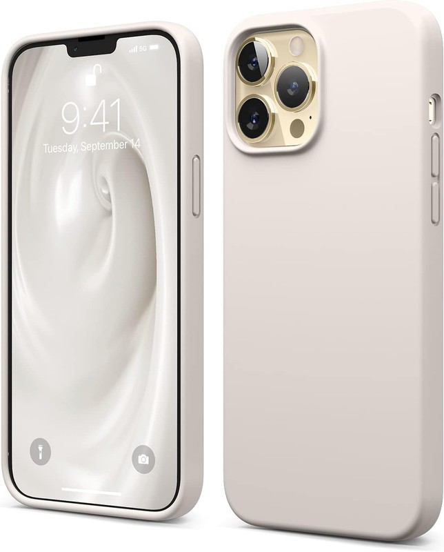 Liquid Silicone Case for iPhone 13 Pro Max, Shockproof Full Body Screen Cover