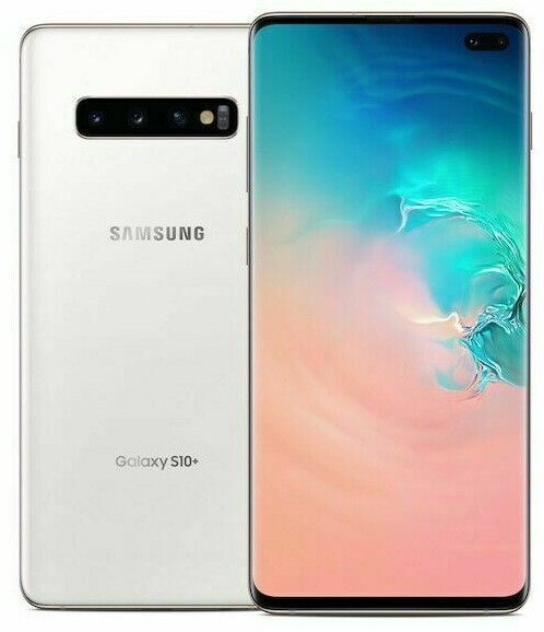 Samsung Galaxy S10 Plus G975U 128GB Factory Unlocked Smartphone -Open Box- White