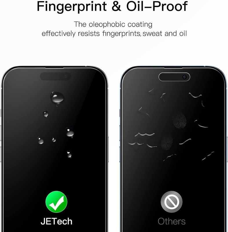 3PCS Full Coverage Screen Protector for iPhone 14 Pro 6.1 Inch Case Friendly HD gallery