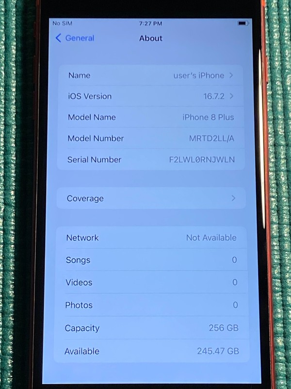 Apple iPhone 8 plus 256GB Unlocked Smartphone - Red A1897 (GSM) gallery