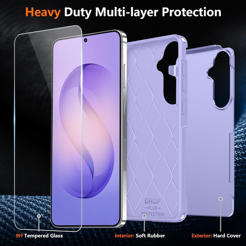 10 FT Military Grade Drop Protection Case for Samsung Galaxy S26 Plus, 2 Pack gallery