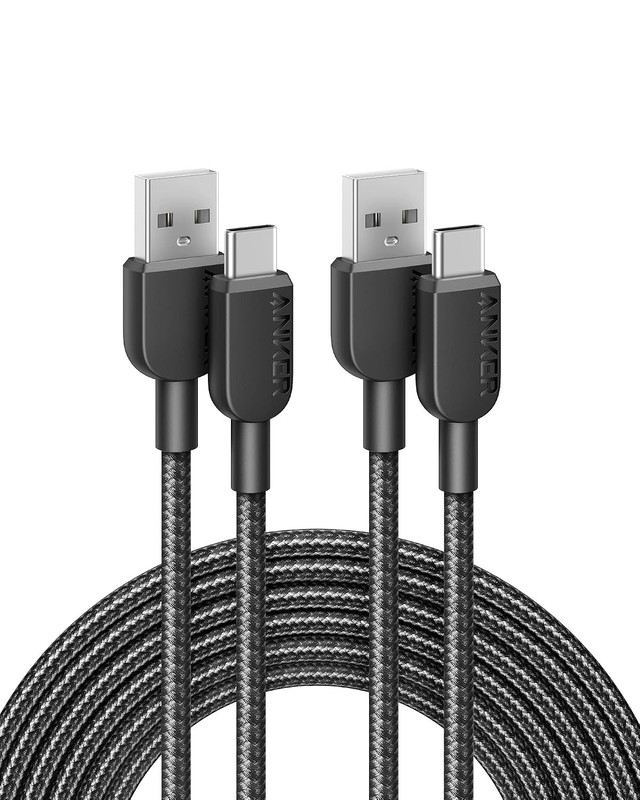 10ft USB-C Charger Cable (2 Pack) for iPhone 17, Samsung Galaxy Note Series