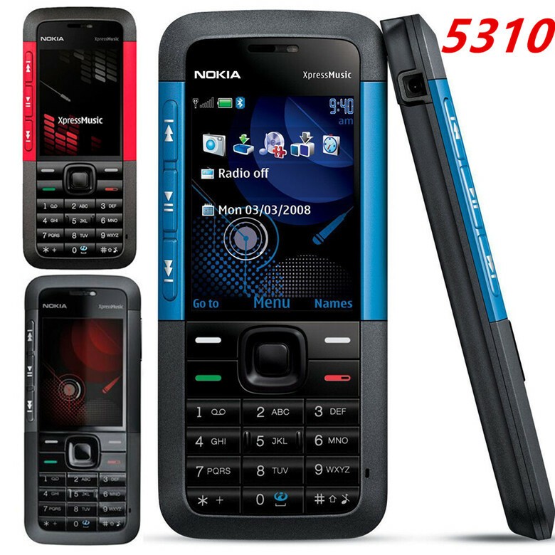 Nokia 5310 Xpress Music Bluetooth Java MP3 Player Unlocked Mobile Phone SALE US
