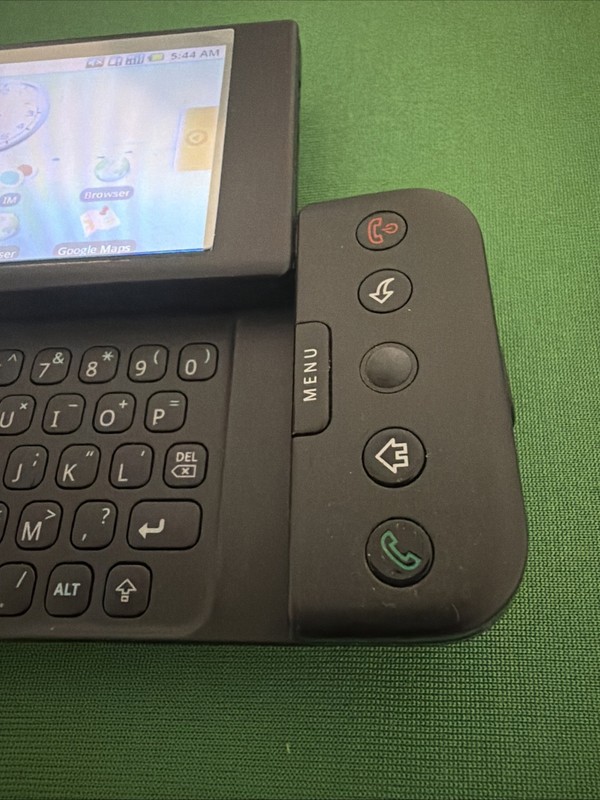 HTC Dream DREA100 Google G1 Black T-Mobile 1st Android Smartphone RARE, Read D. gallery