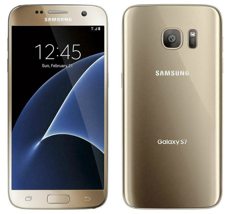 Original Samsung Galaxy S7 G930F/DS 32GB DUAL SIM Unlocked Smartphone GOOD GOLD