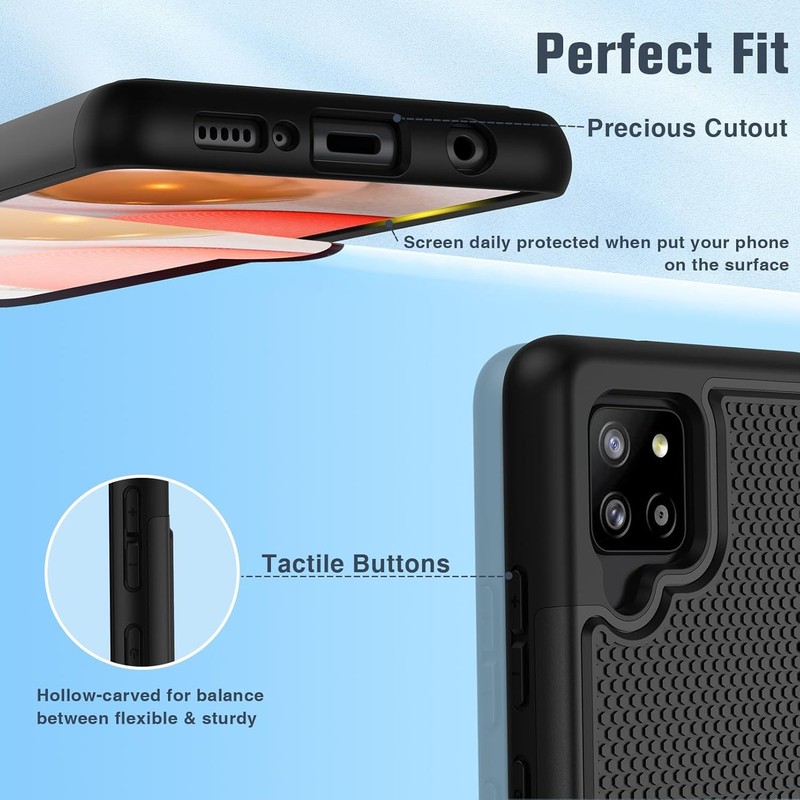 Samsung Galaxy A42 5G Case: Dual Layer Protective Heavy Duty Cell Phone Cover gallery