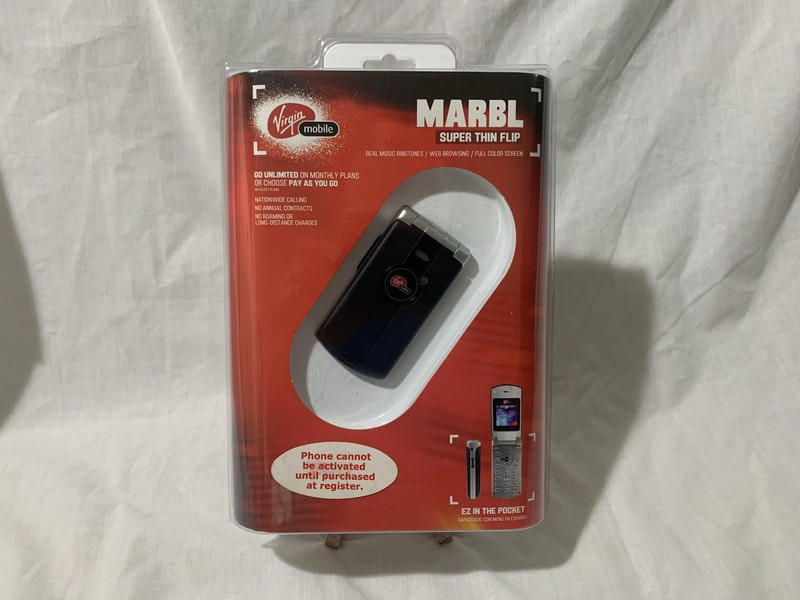 Virgin Mobile MARBL by kyocera Super Thin Flip Phone
