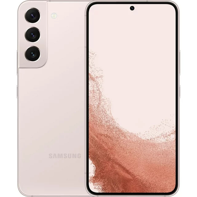 Samsung Galaxy S22 SM-S901U Unlocked 256GB Pink Gold B Light Burn
