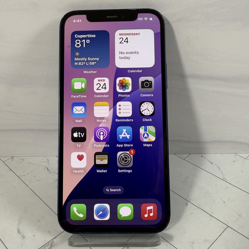 Apple iPhone 12 64 GB Blue A2172 Unlocked Read Details #H297