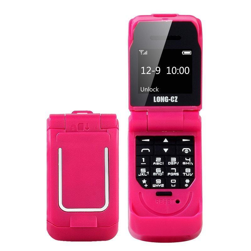 Ultra Compact Flip Phone 0.66 inch Unlocked 2G Bluetooth Handy